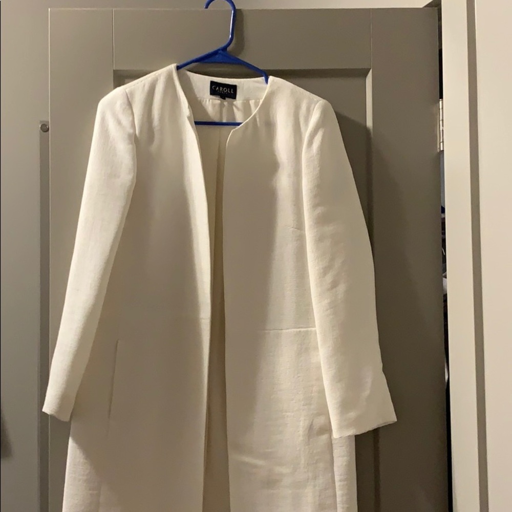Caroll’s from Paris beautiful white jacket